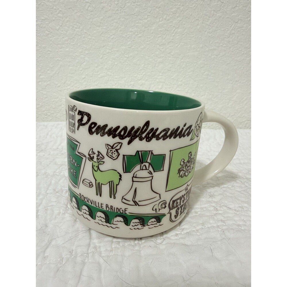 New Starbucks Pennsylvania Been There Series 14 oz. Coffee Cup Mug